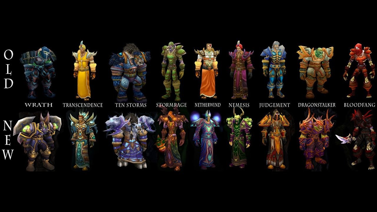 New and old version of vanilla wow Warrior, Priest,Mage, Warlock,Rogue, Druid,Paladin or Shaman, Hunter,